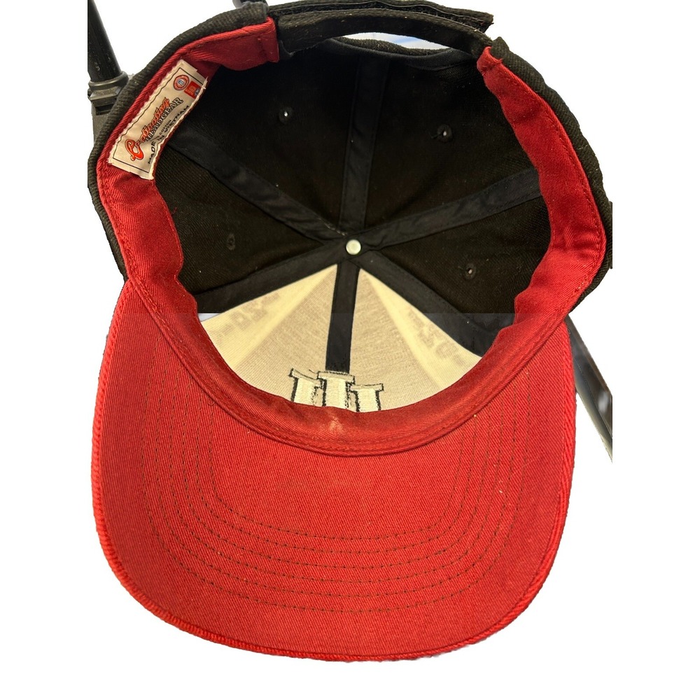 Indiana Hoosiers University Embroidered Hat Cap NCAA Big Ten Football Basketball - Picture 6 of 7